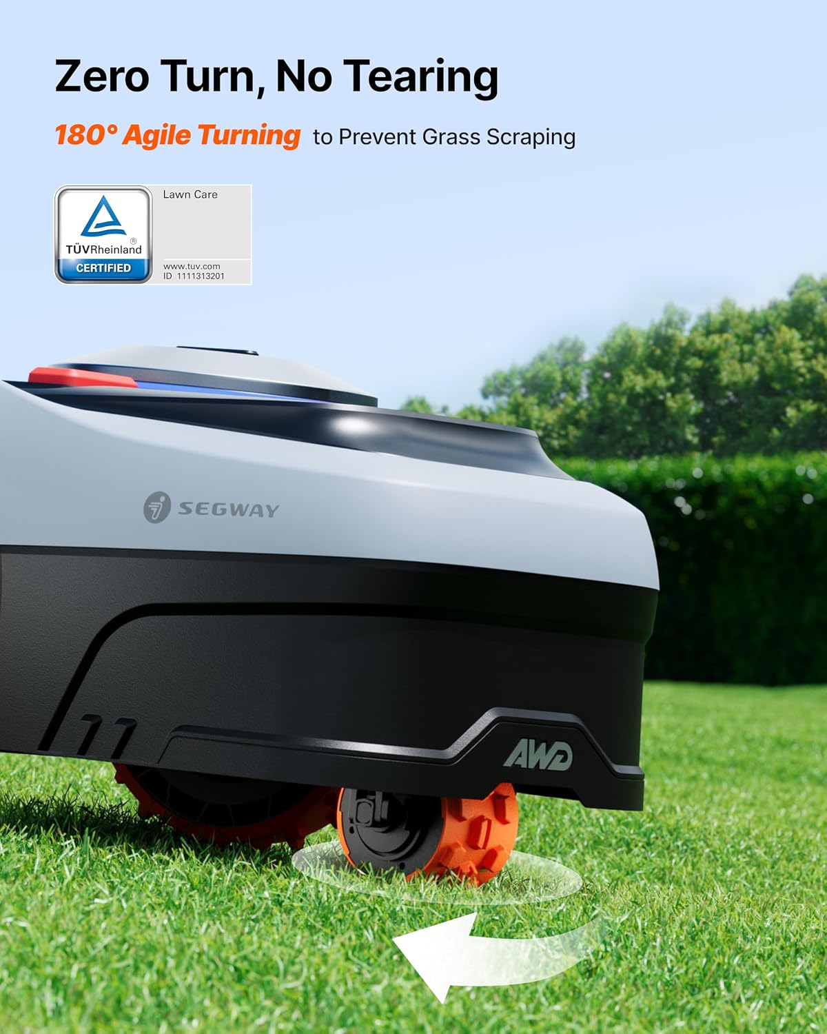 All-Terrain Robotic Lawn Mower for Slopes and Precise Yard Care