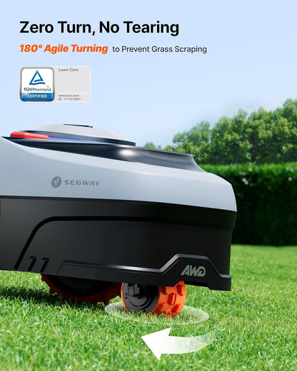 All-Terrain Robotic Lawn Mower for Slopes and Precise Yard Care