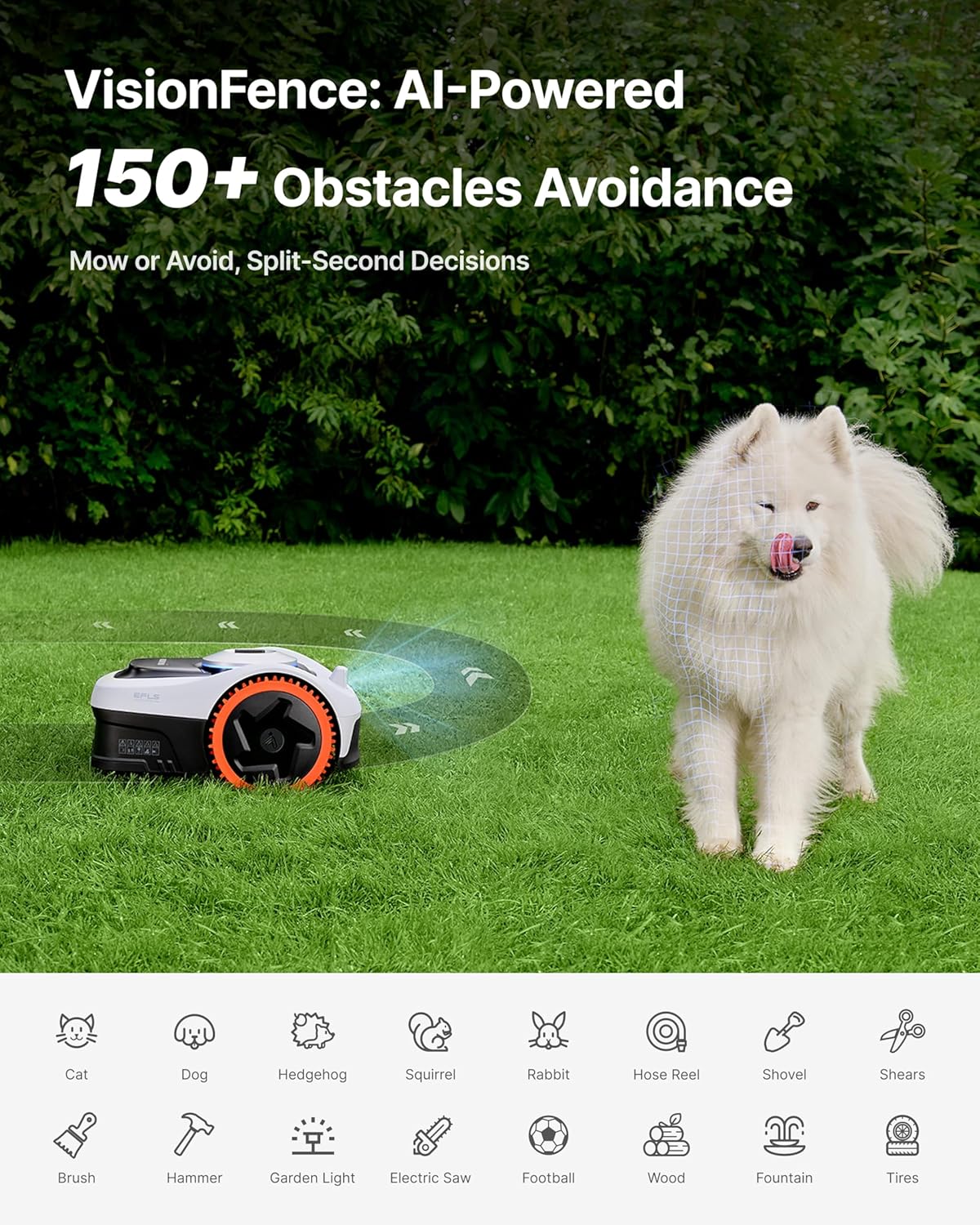 All-Terrain Robotic Lawn Mower for Slopes and Precise Yard Care