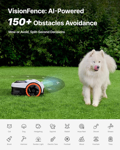 All-Terrain Robotic Lawn Mower for Slopes and Precise Yard Care