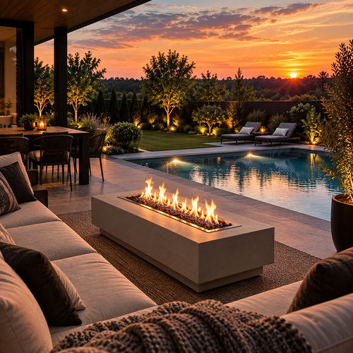 ElectraBlaze™ Outdoor Fire Pit Table