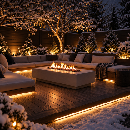 ElectraBlaze™ Outdoor Fire Pit Table